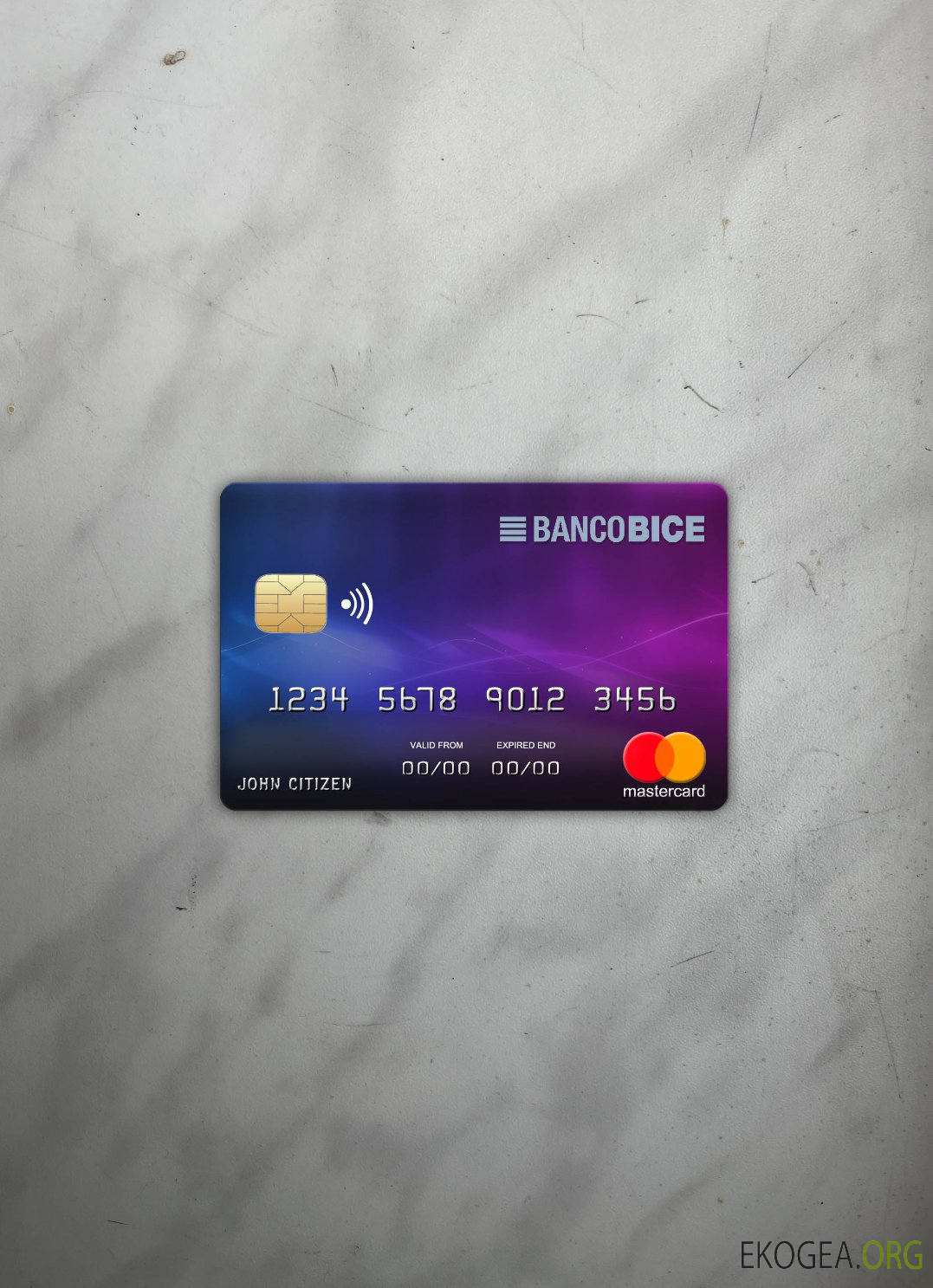 Chili BICE banque mastercard photolook recto